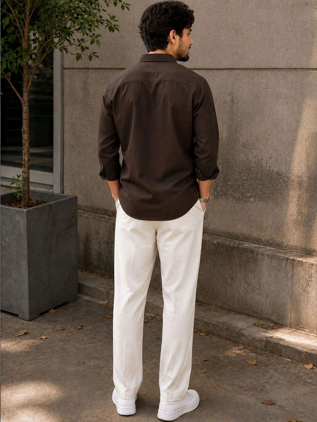 THE BIG ATTIRE Men Classic Casual Shirt thumbnail 2