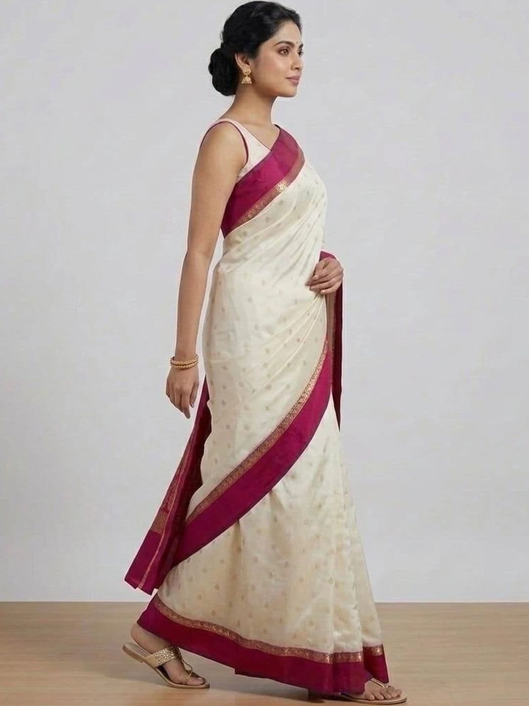 Urban Silk Saree Woven Design Zari Art Silk Banarasi Sarees thumbnail 3