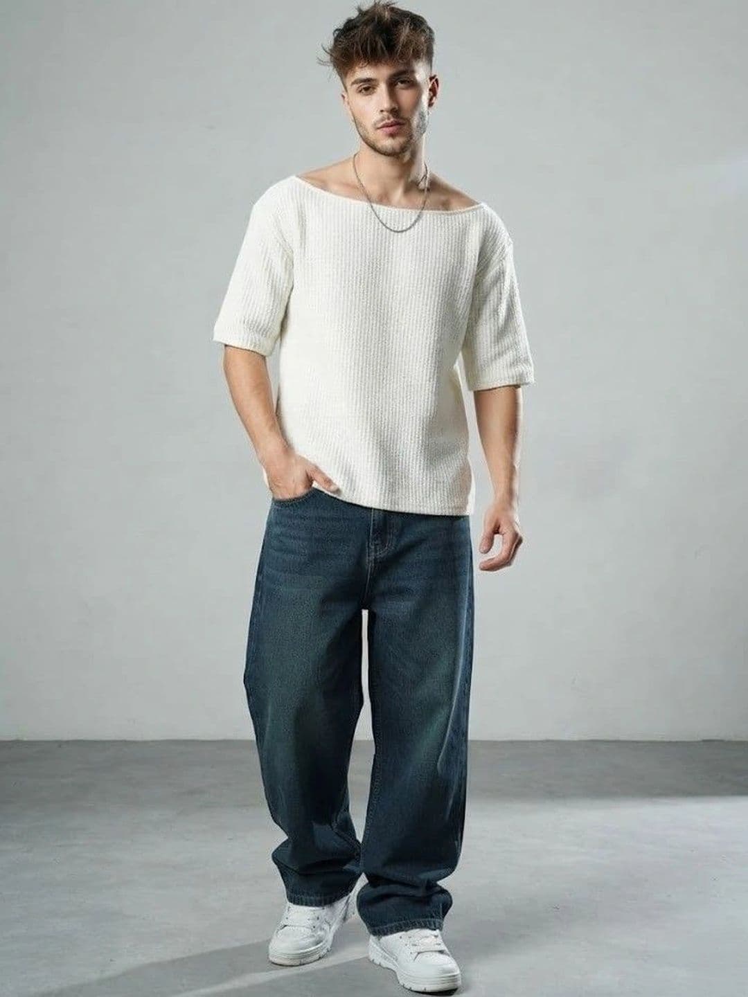 Ds Fashion Men Mid-Rise Light Fade Jeans thumbnail 5