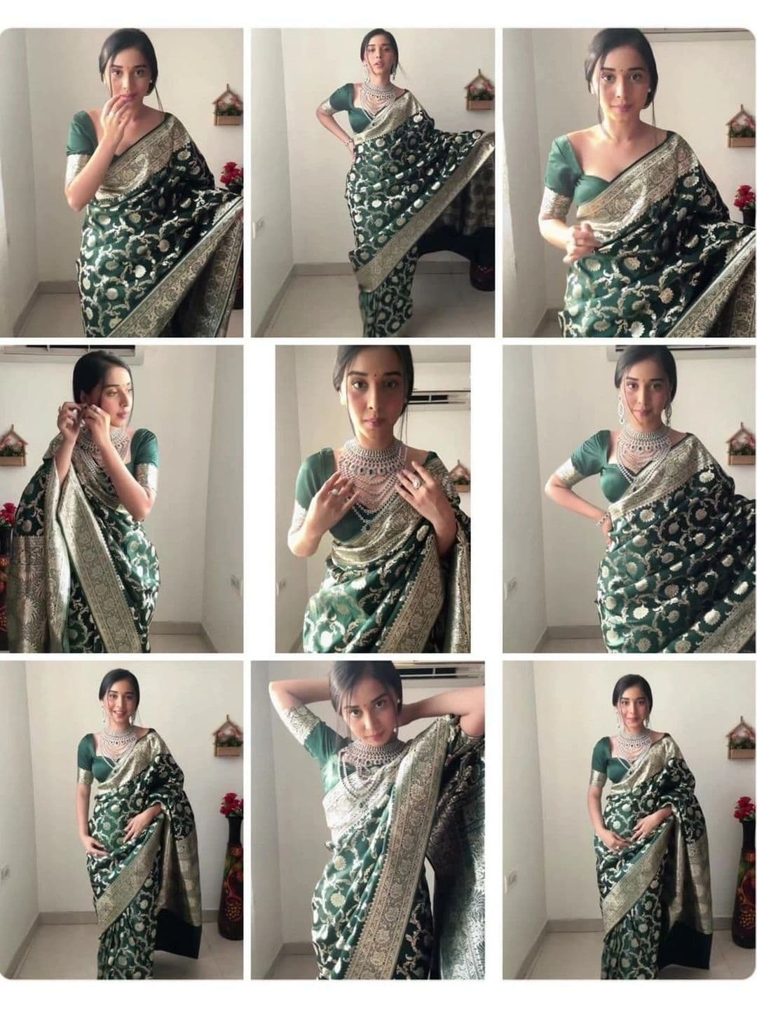 Eecoo Woven Design Zari Art Silk Banarasi Saree thumbnail 2
