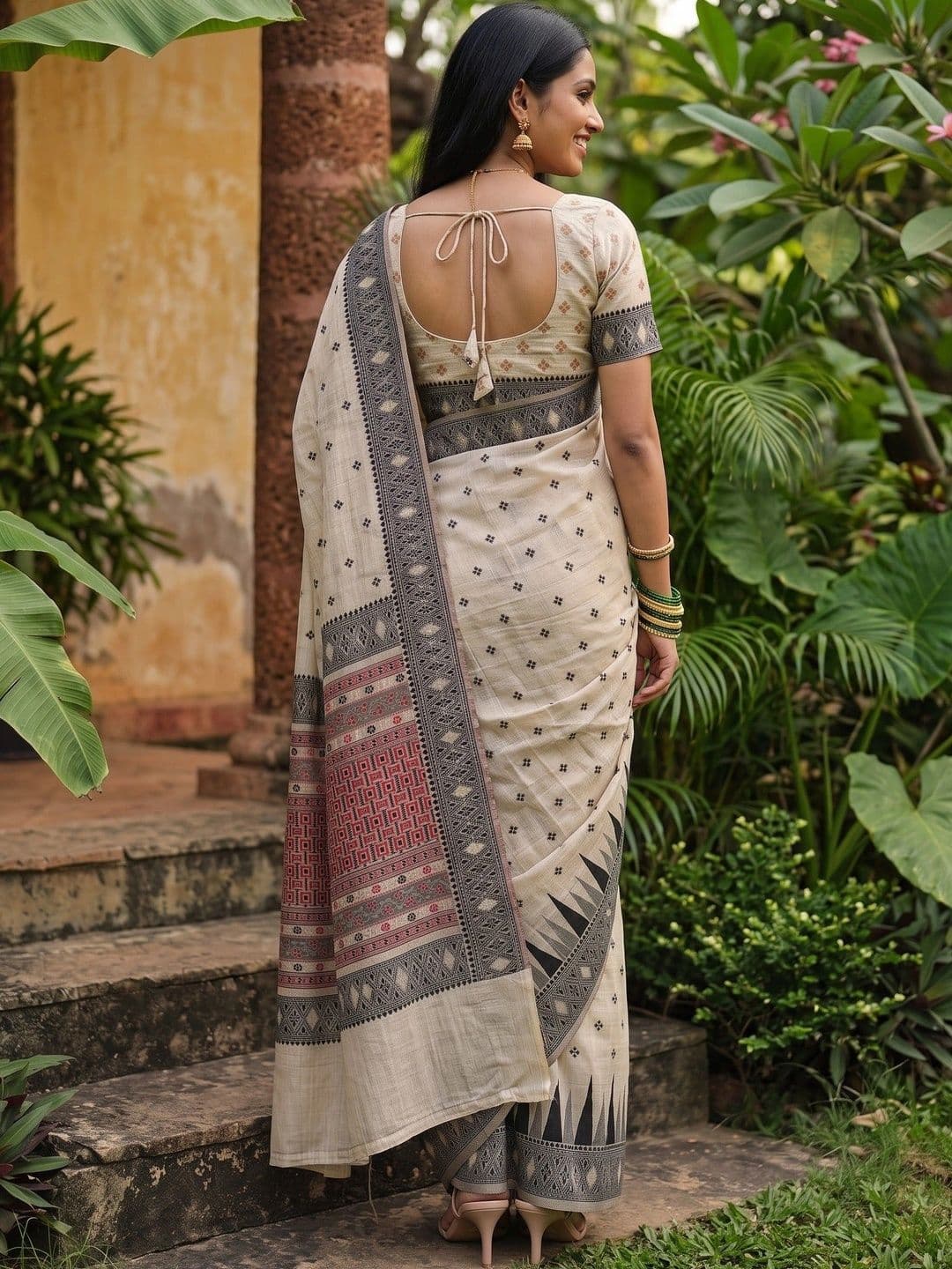 MIMOSA Zari Art Silk Banarasi Saree thumbnail 3