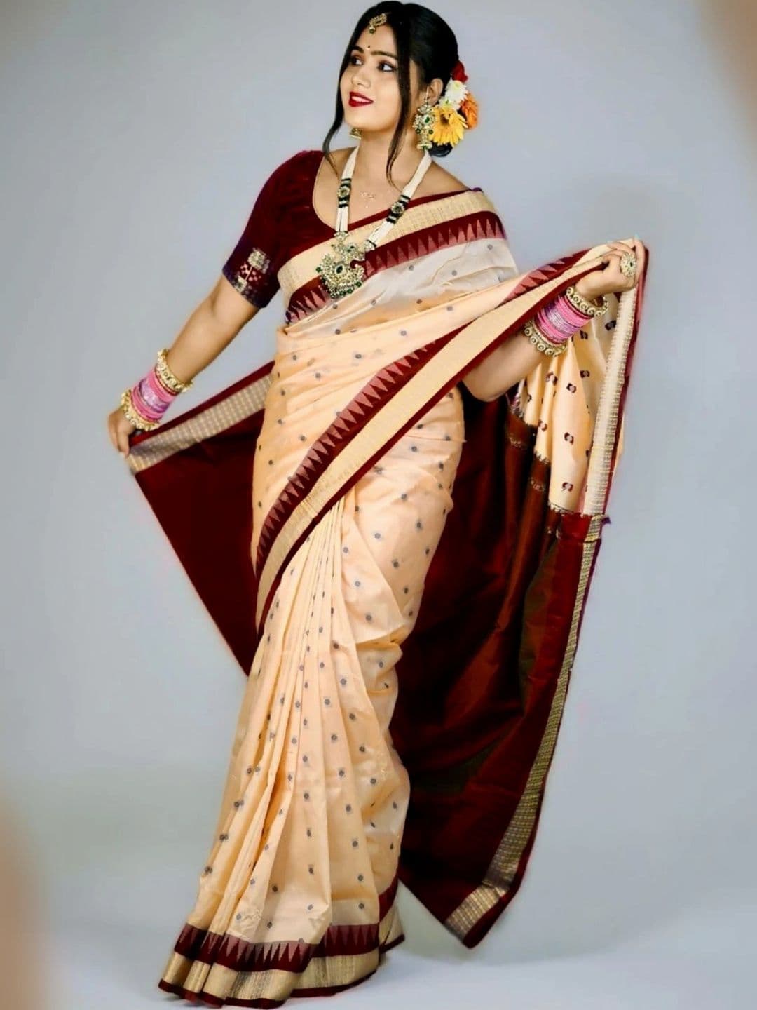 Urban Silk Saree Zari Art Silk Sambalpuri Sarees thumbnail 2