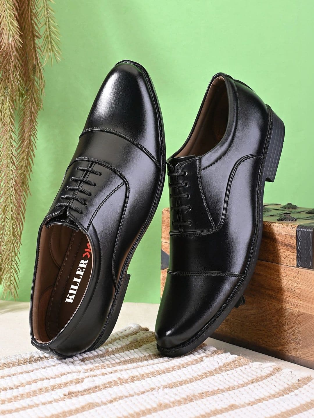 Killer Men Leather Formal Oxfords - view 1