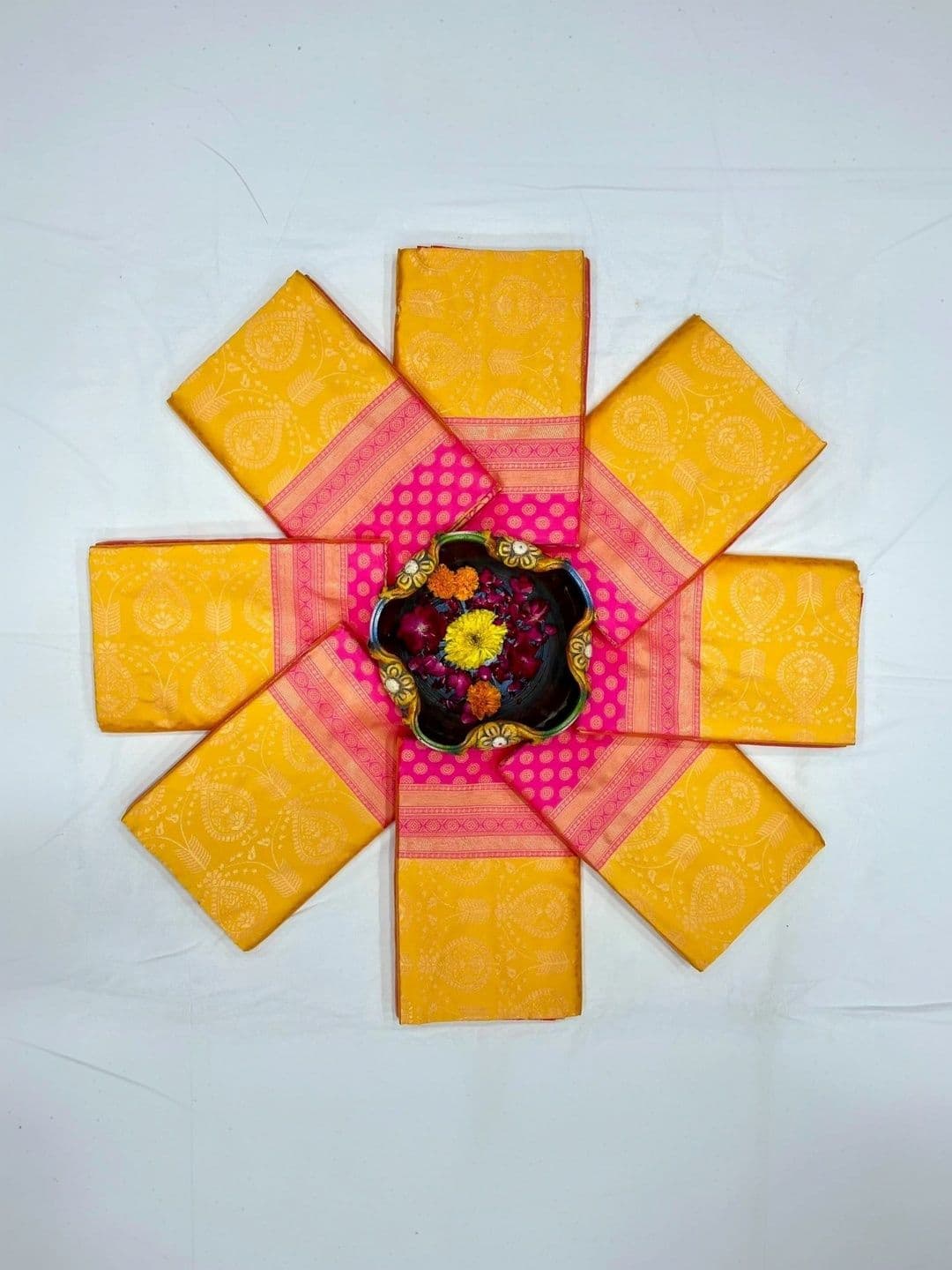 AJ FASHION PLUS Woven Design Zari Art Silk Banarasi Saree thumbnail 6