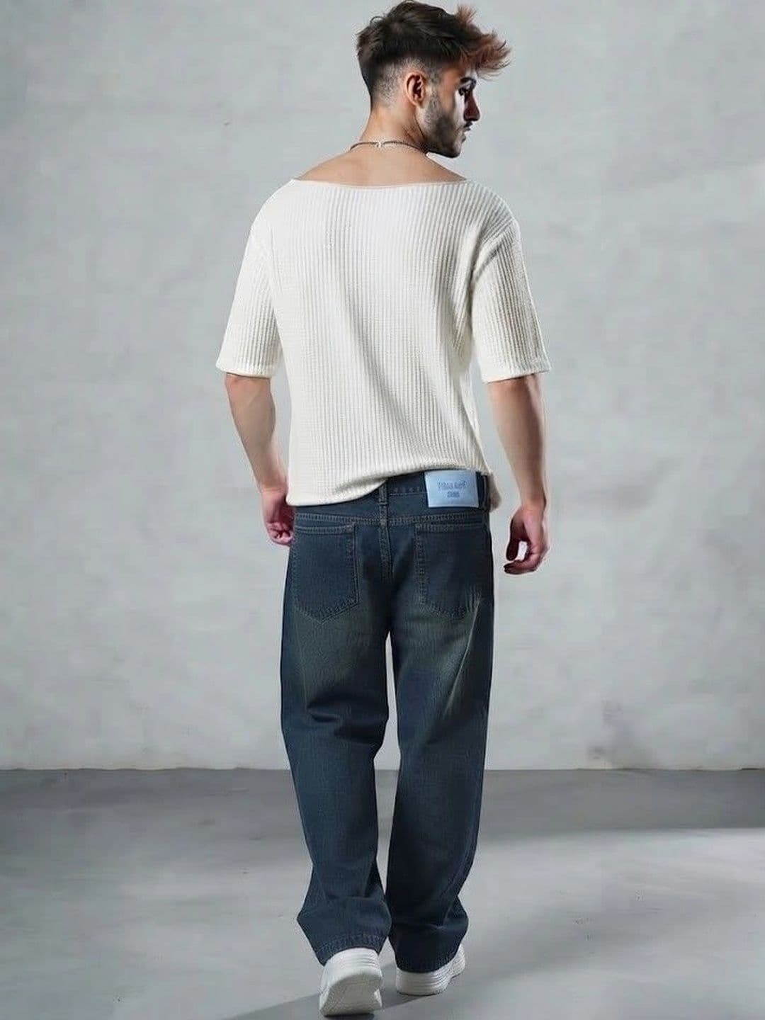 Ds Fashion Men Mid-Rise Light Fade Jeans thumbnail 7