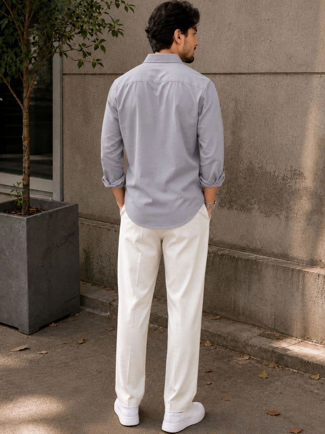 THE BIG ATTIRE Men Classic Casual Shirt thumbnail 2