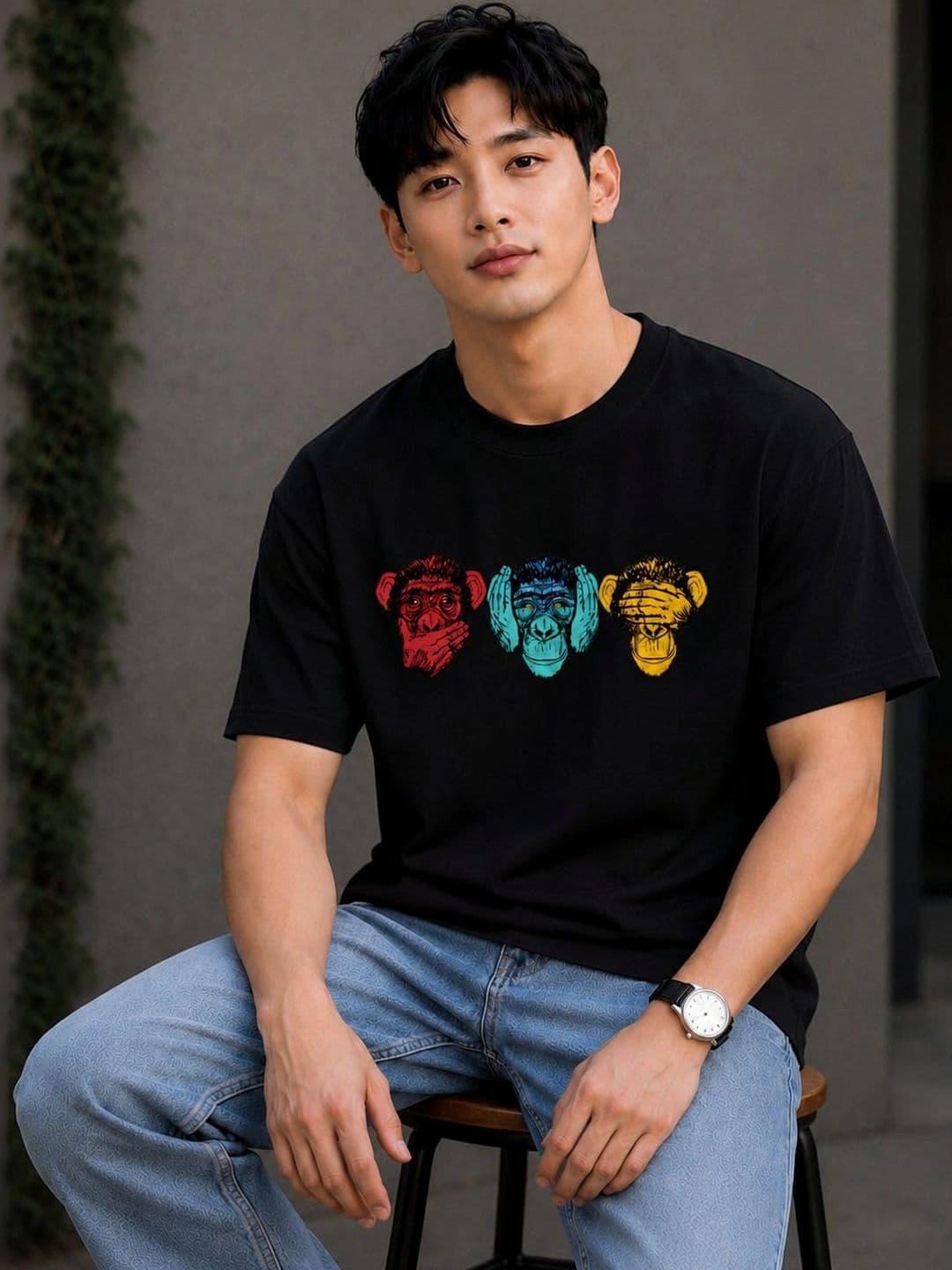 KRYONIX Men Printed Pure Cotton T-shirt - view 1