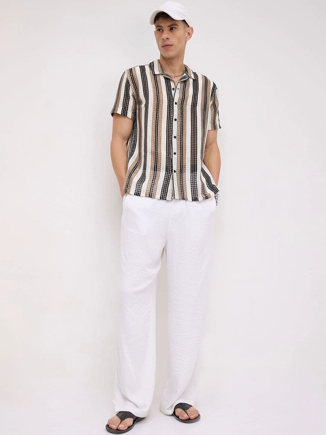 VASTRADO Men Classic Striped Casual Shirt thumbnail 7