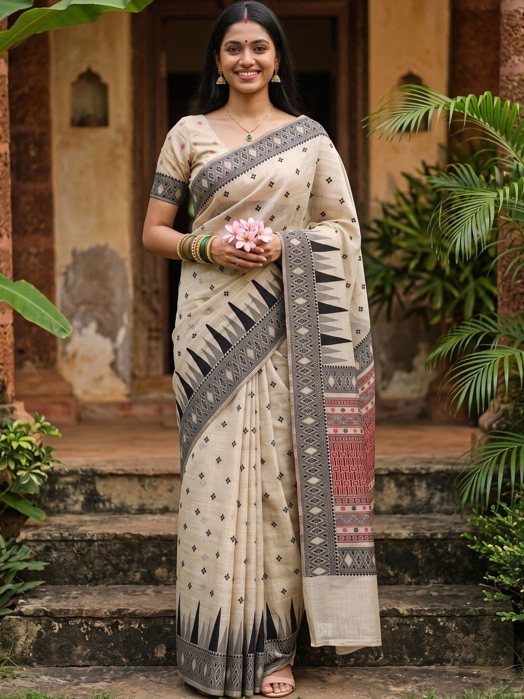 MIMOSA Zari Art Silk Banarasi Saree - view 1