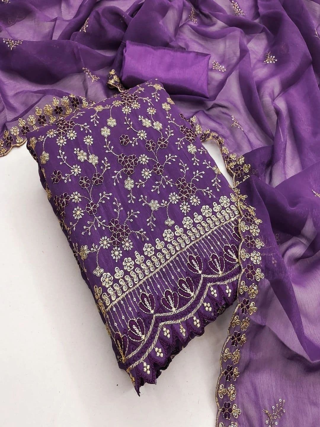 F 13 STUDIO Unstitched Dress Material thumbnail 6