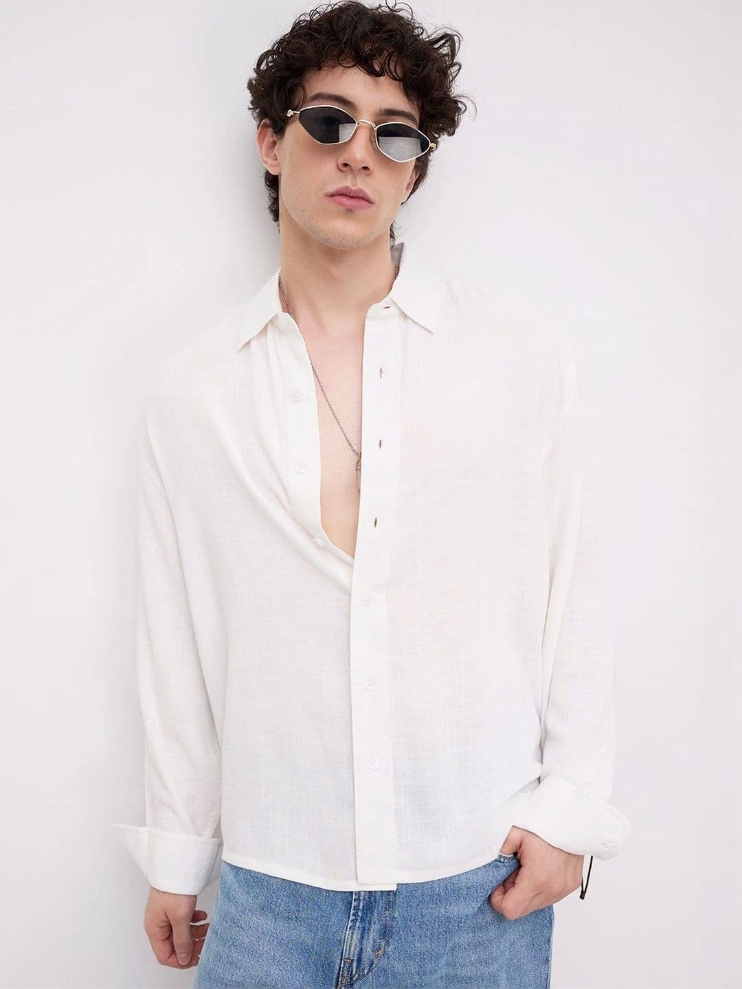 VASTRADO Men Classic Boxy Casual Shirt - view 1