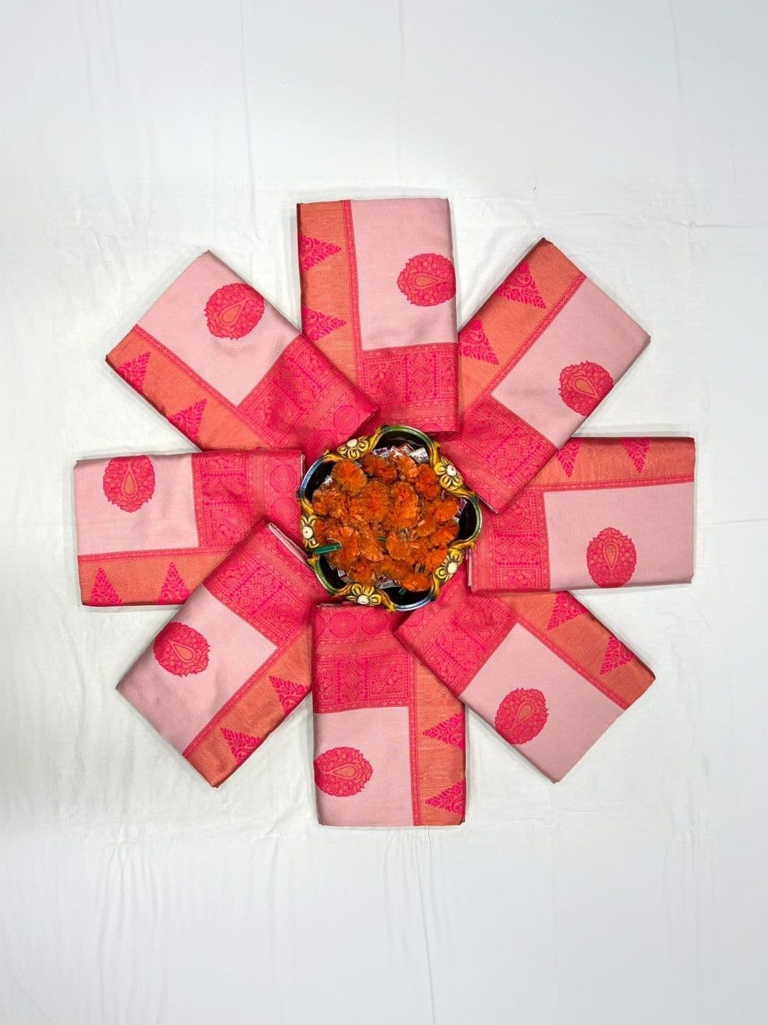 AmiFashion Woven Design Zari Art Silk Banarasi Saree thumbnail 7