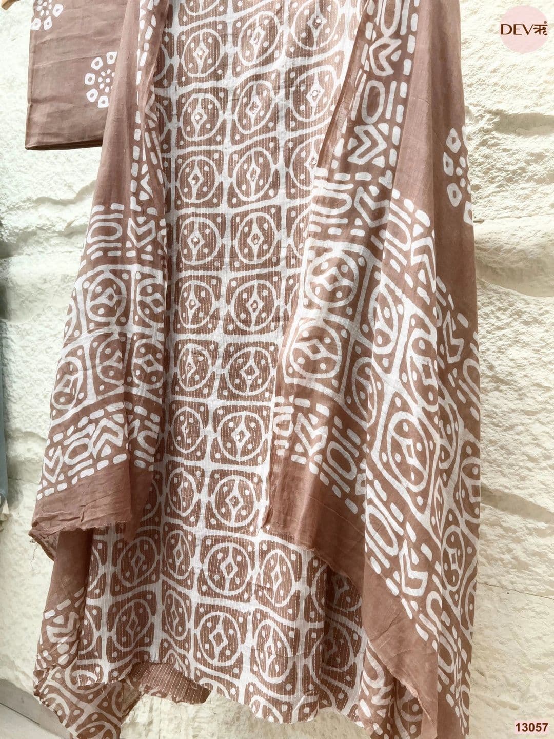 DEVRI Printed Pure Cotton Unstitched Dress Material thumbnail 3