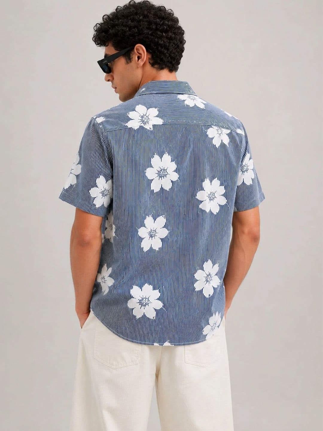 THE OLD MONKEY CO Men Floral Printed Casual Shirt thumbnail 3