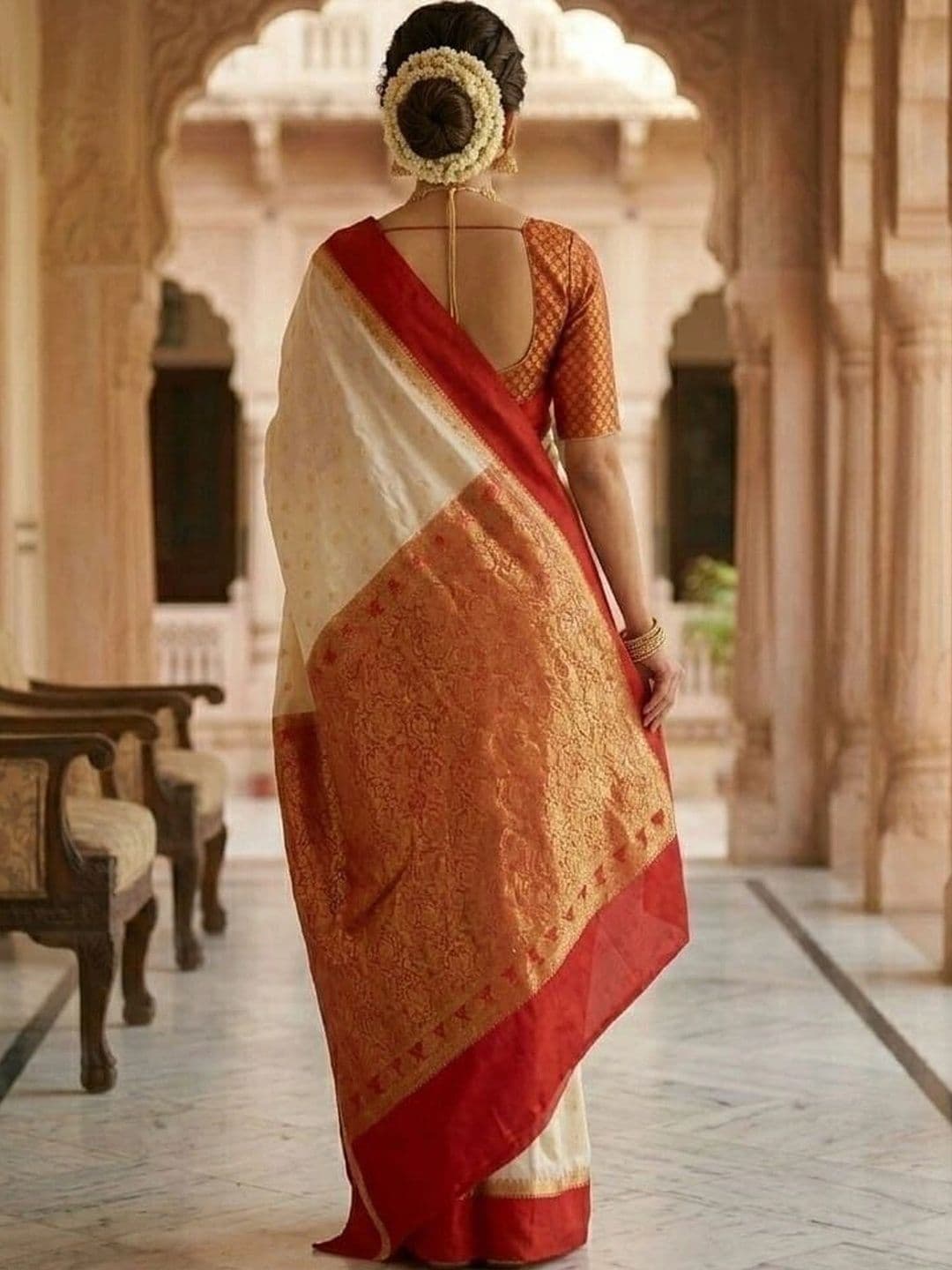 Urban Silk Saree Zari Art Silk Banarasi Sarees thumbnail 2