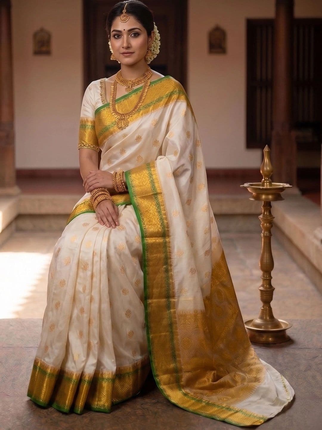 Aman's Impero Woven Design Zari Art Silk Banarasi Saree thumbnail 5