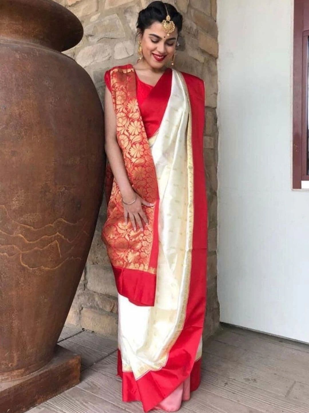 Urban Silk Saree Woven Design Zari Art Silk Kanjeevaram Sarees - view 1