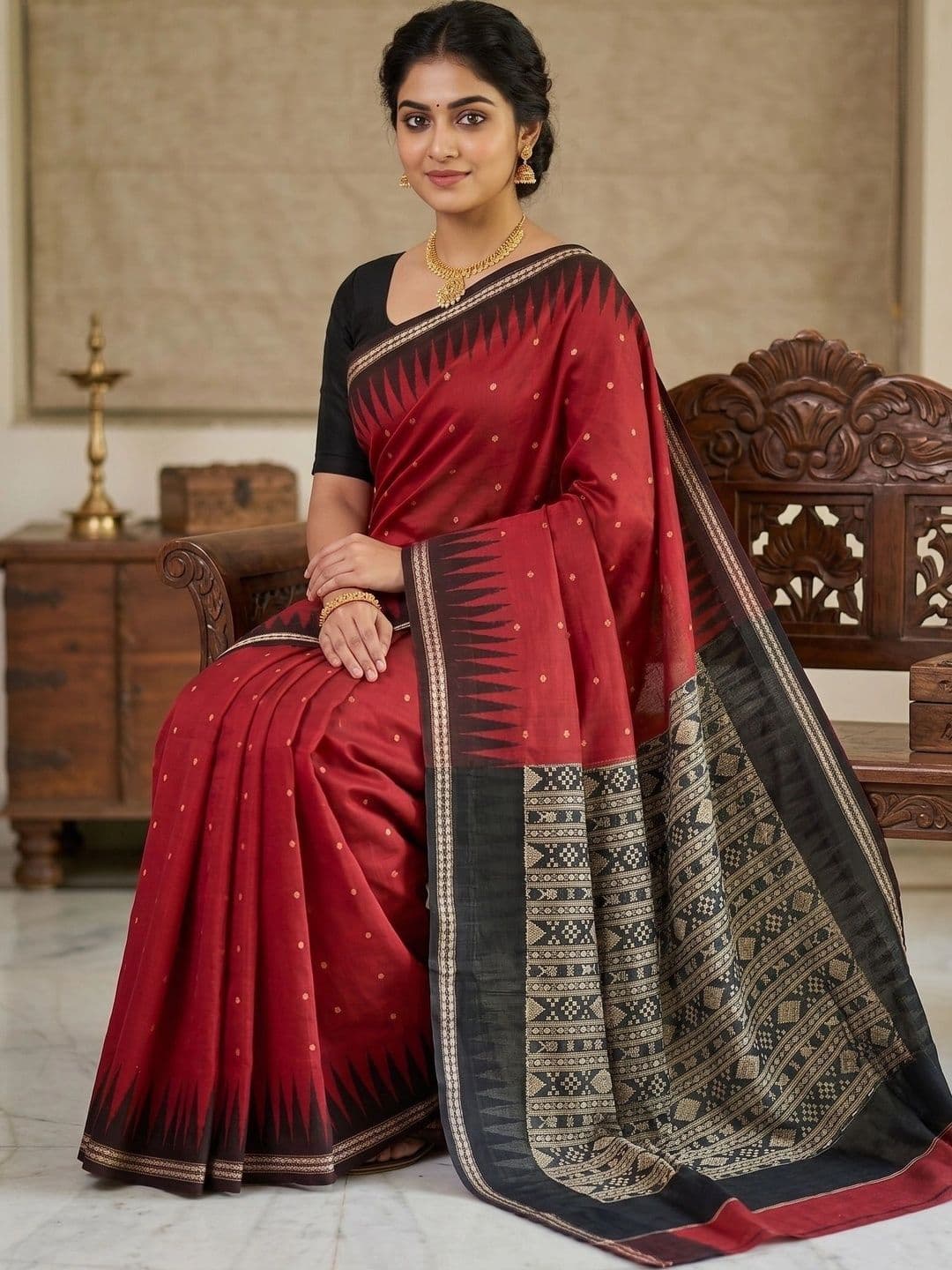 Urban Silk Saree Art Silk Sambalpuri Sarees thumbnail 4