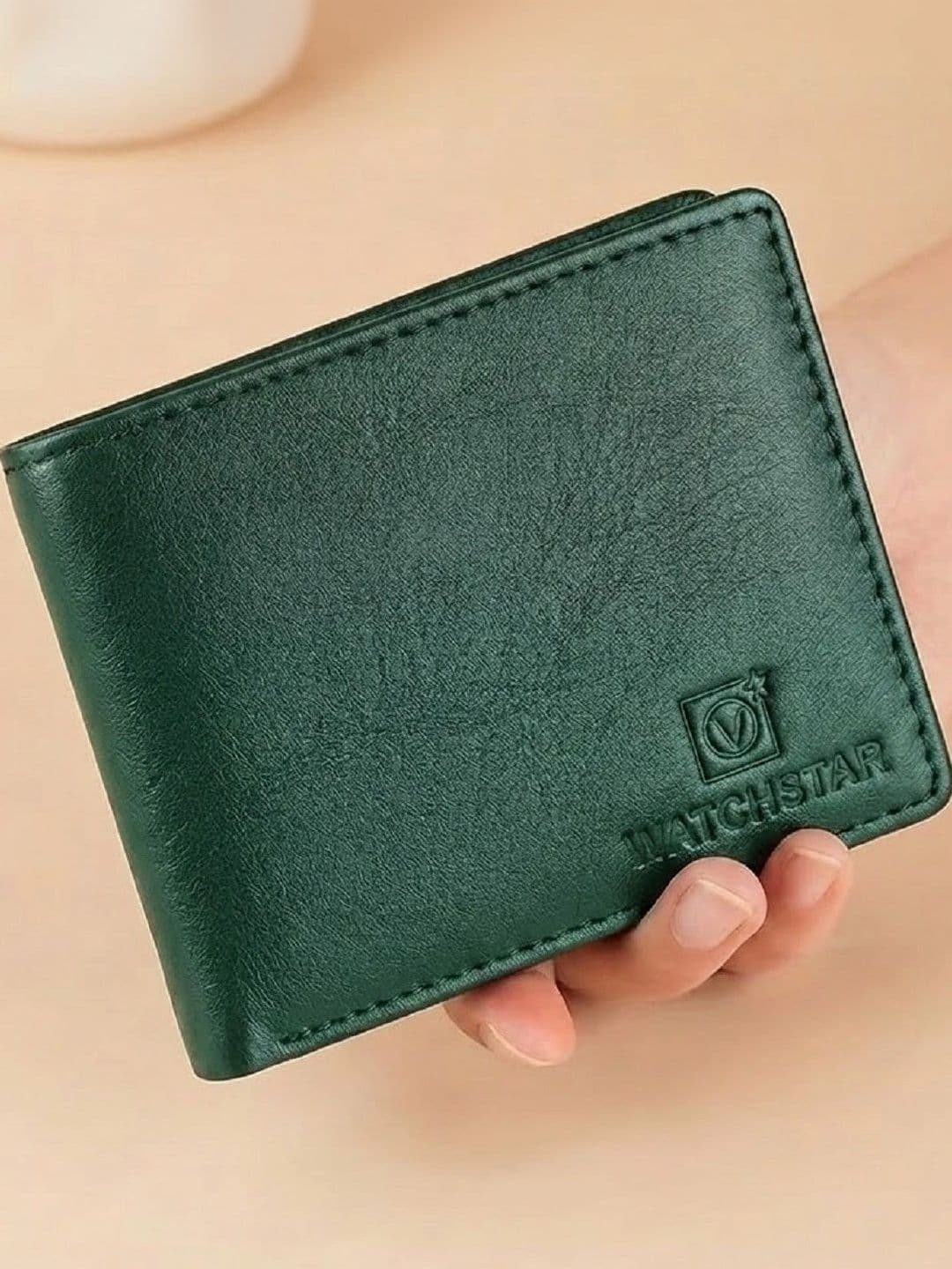WATCHSTAR Men Textured Leather Two Fold Wallet thumbnail 6