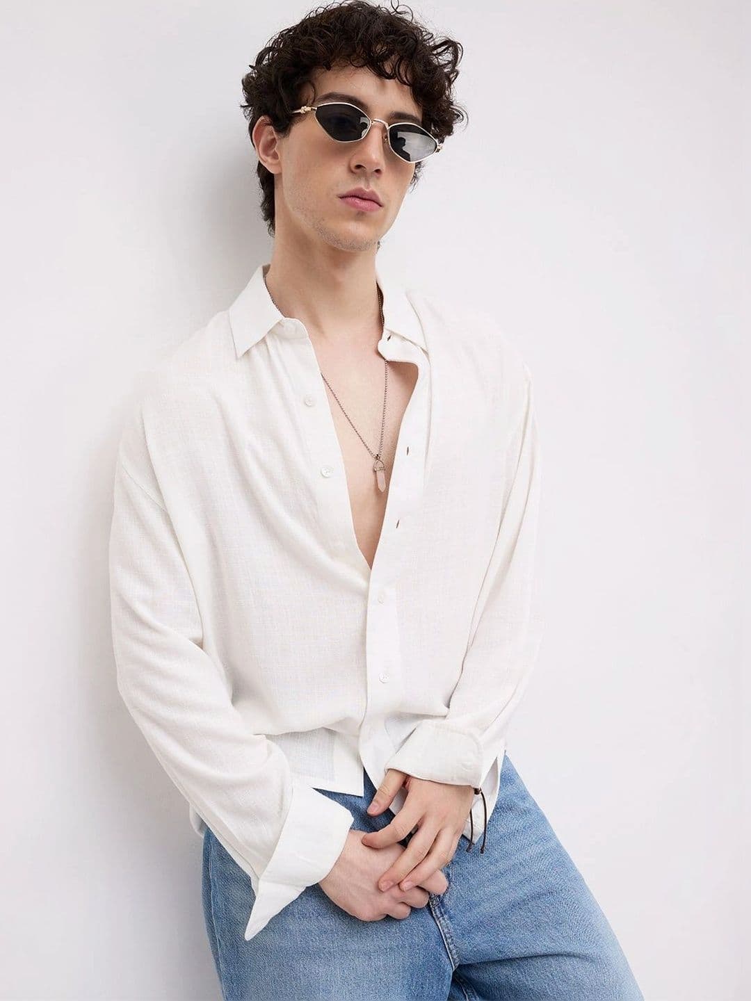VASTRADO Men Classic Boxy Casual Shirt thumbnail 2