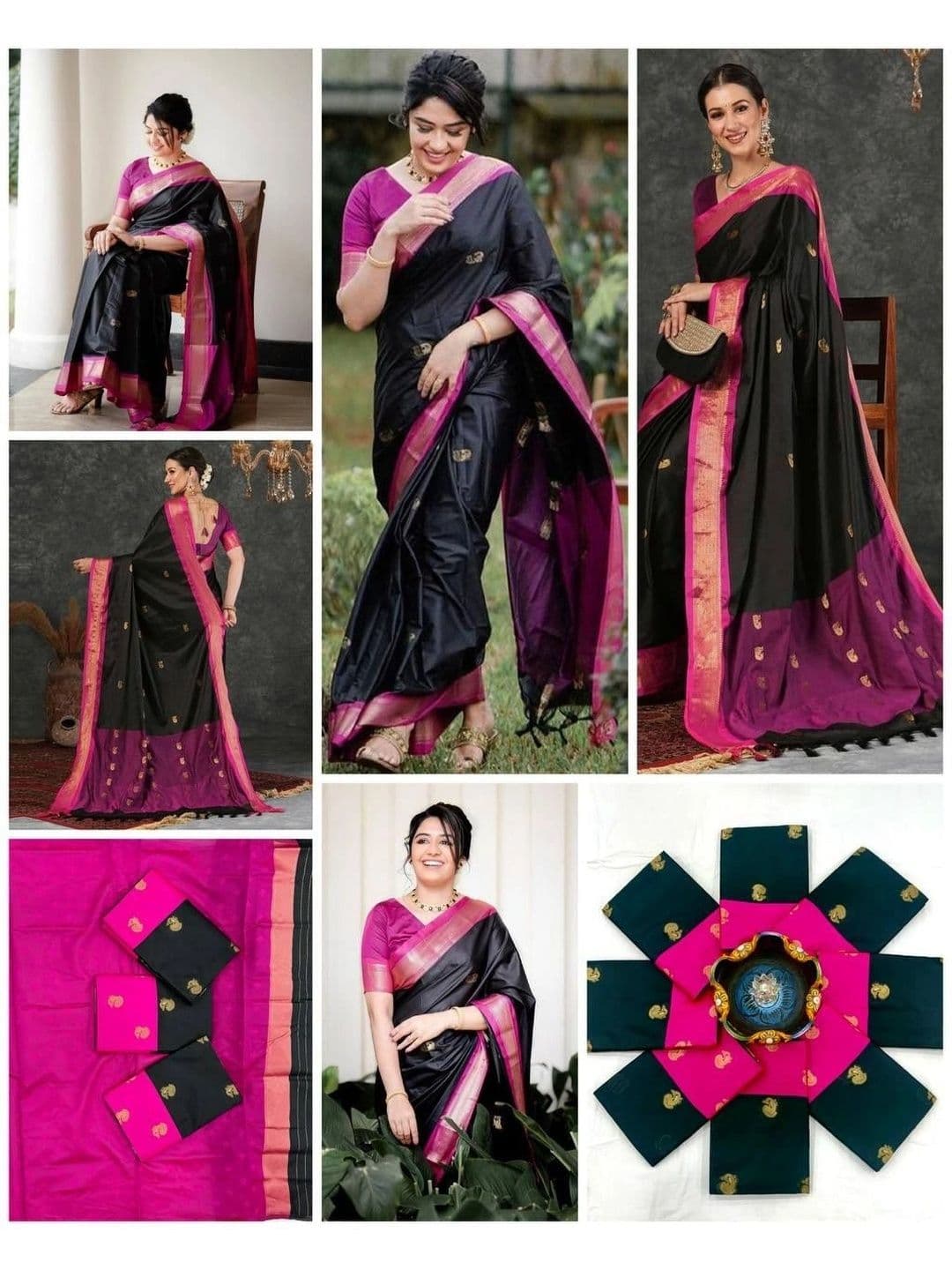 Eecoo Woven Design Zari Art Silk Banarasi Saree thumbnail 4