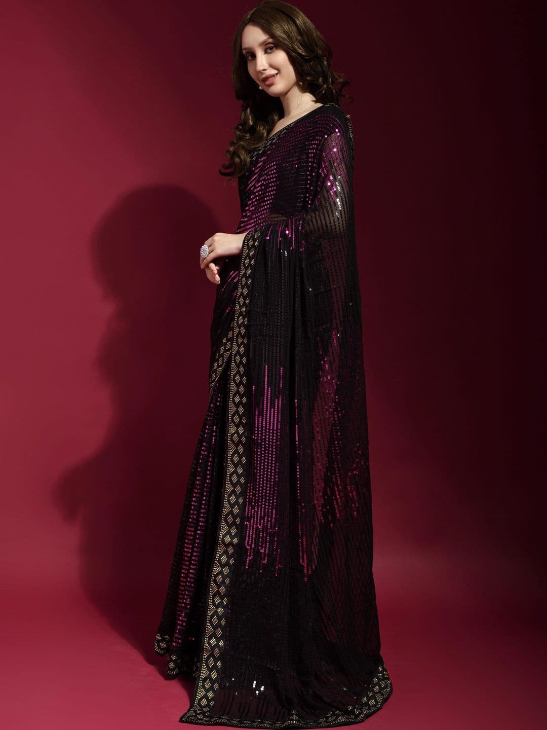 KALINI Pure Georgette Saree thumbnail 4