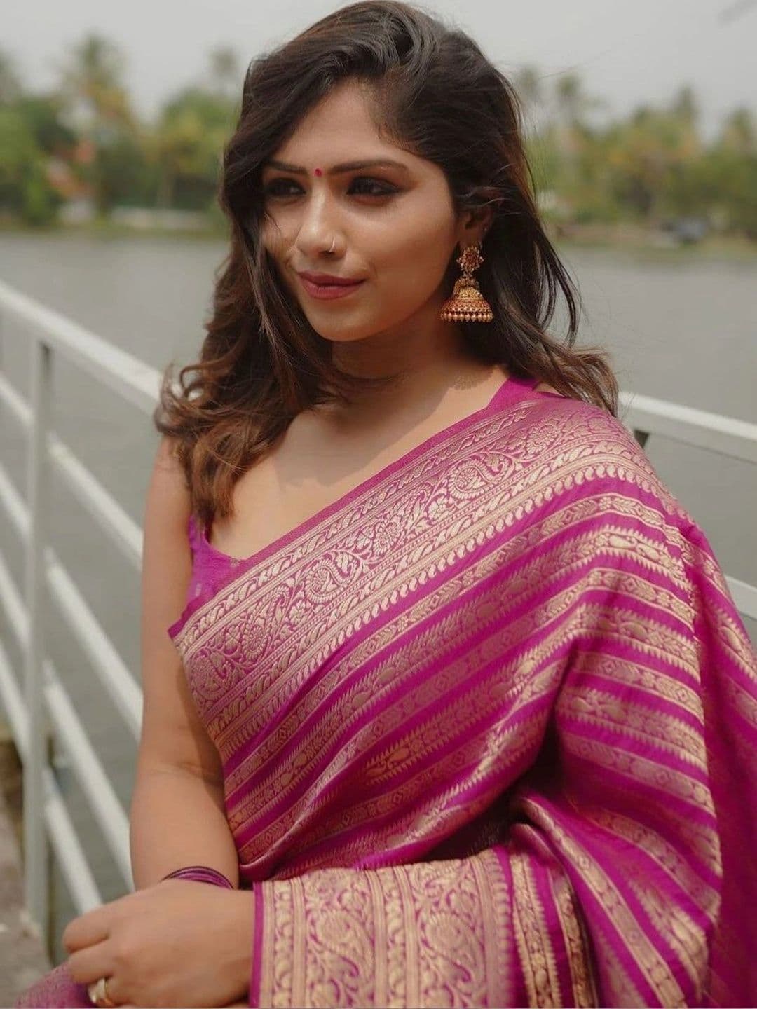 revika Woven Design Zari Art Silk Designer Kanjeevaram Saree thumbnail 7