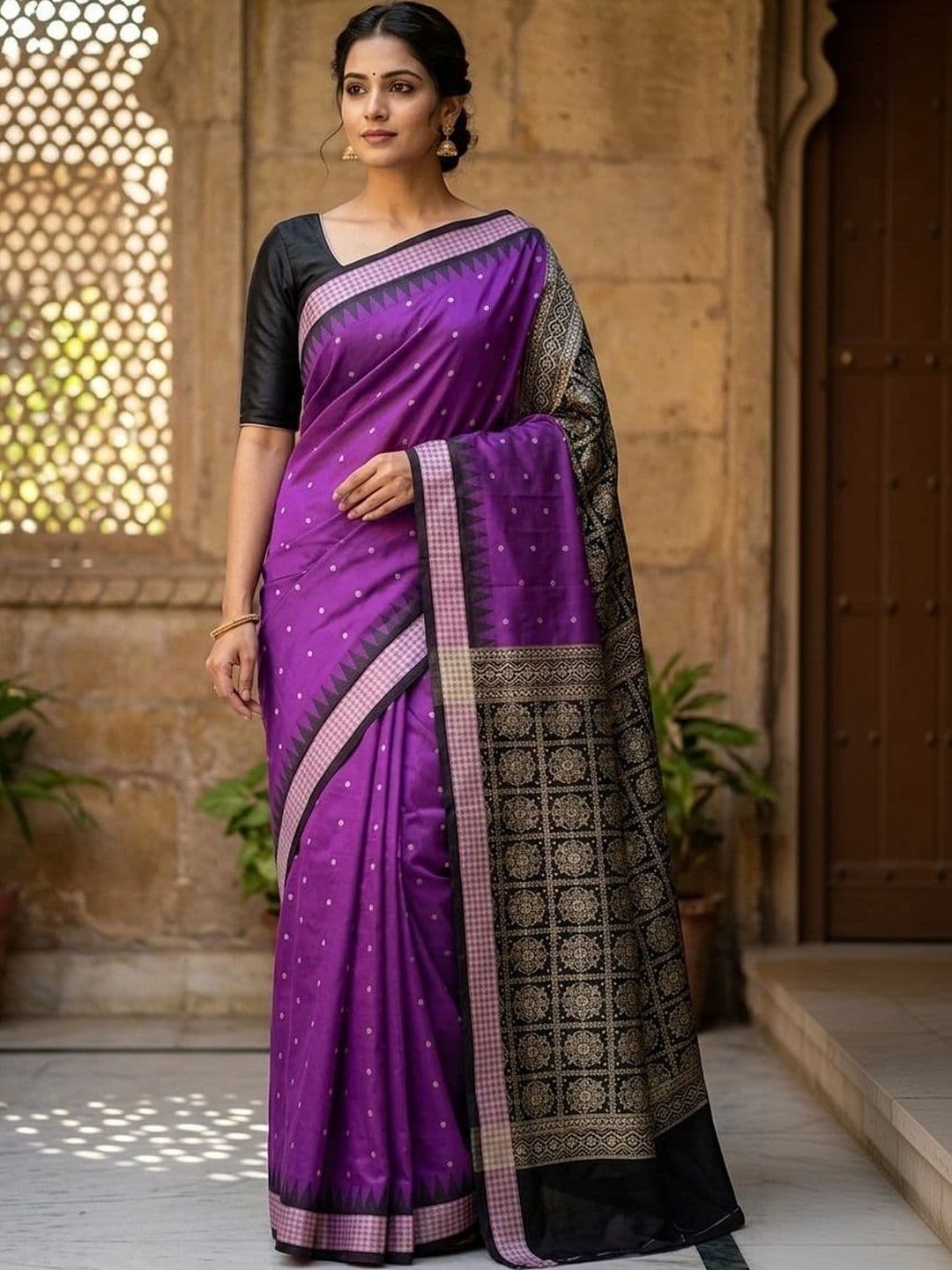 Urban Silk Saree Woven Design Zari Art Silk Sambalpuri Sarees thumbnail 3