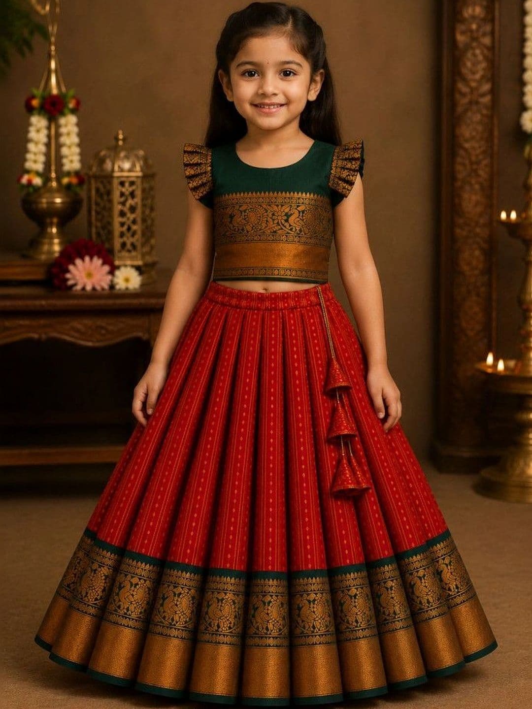 amzira Girls Ready to Wear Lehenga & - view 1