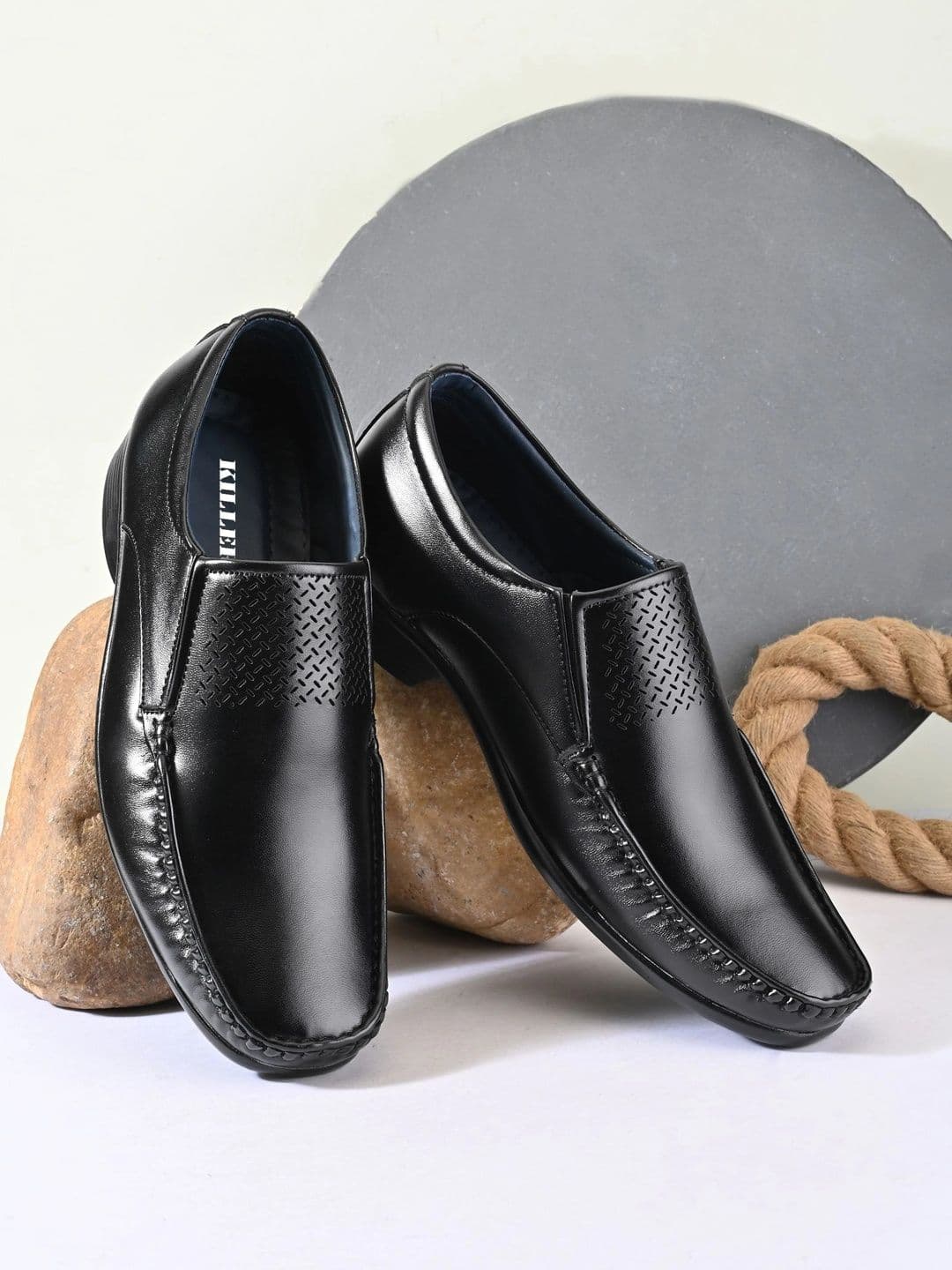 Killer Men Leather Formal Loafers - view 1