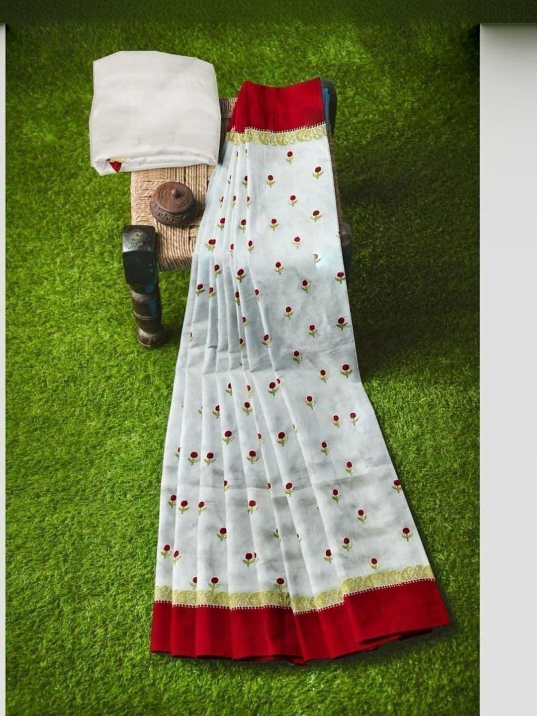 Urban Silk Saree Embroidered Art Silk Kanjeevaram Sarees thumbnail 3