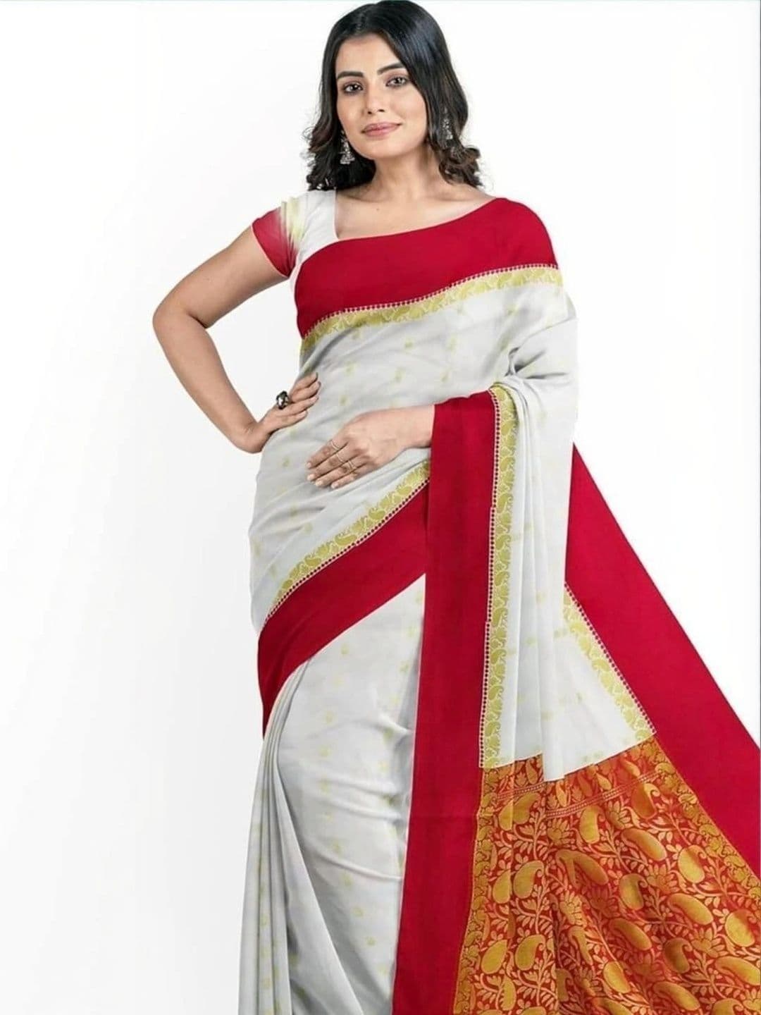 Urban Silk Saree Woven Design Zari Art Silk Kanjeevaram Sarees thumbnail 5