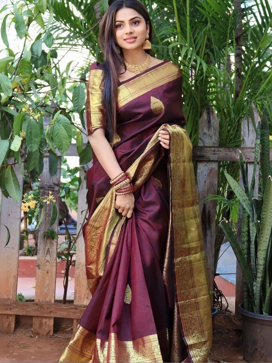 revika Woven Design Zari Art Silk Designer Kanjeevaram Saree - view 1