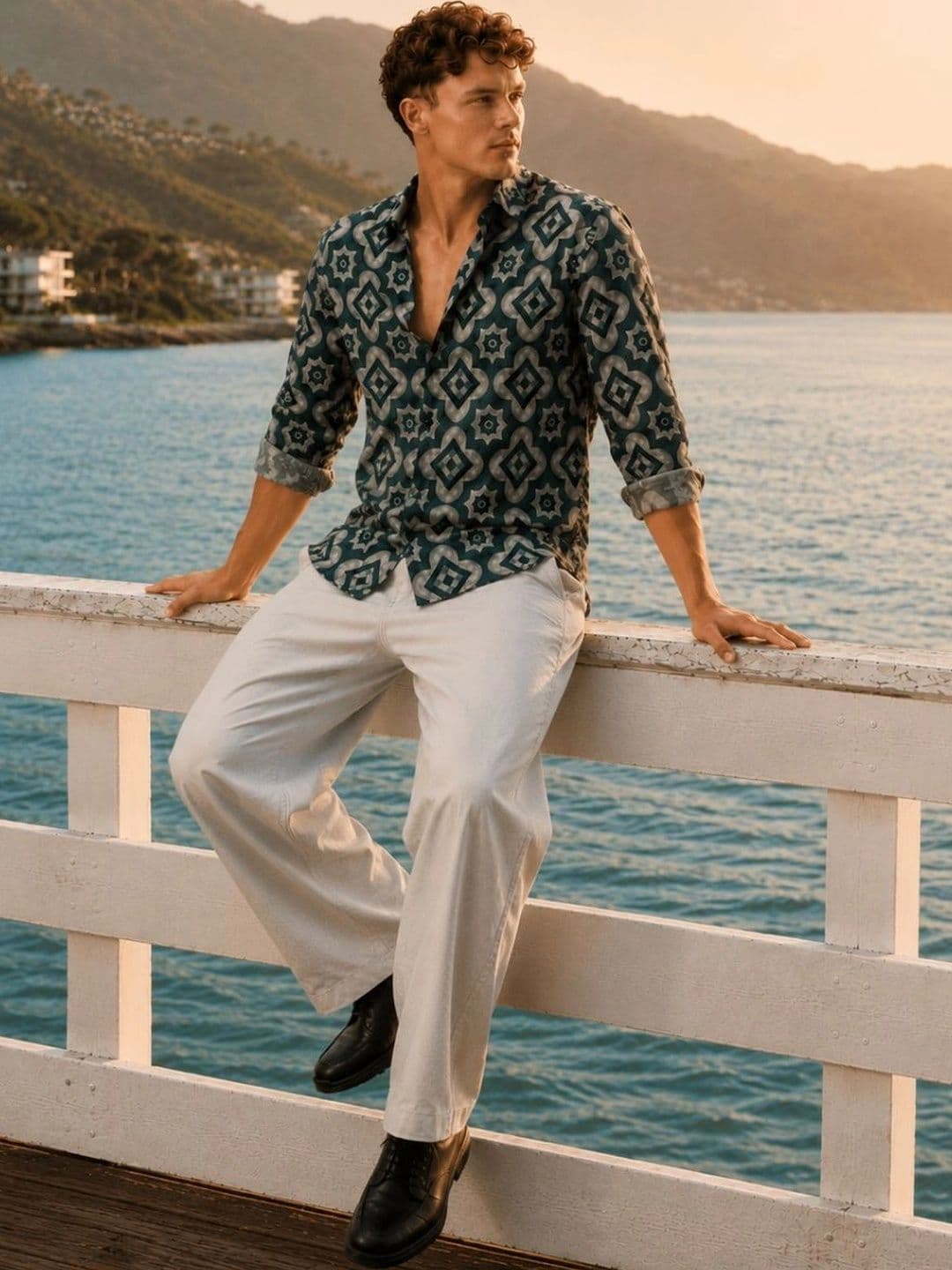 THE OLD MONKEY CO Men Printed Casual Shirt - view 1