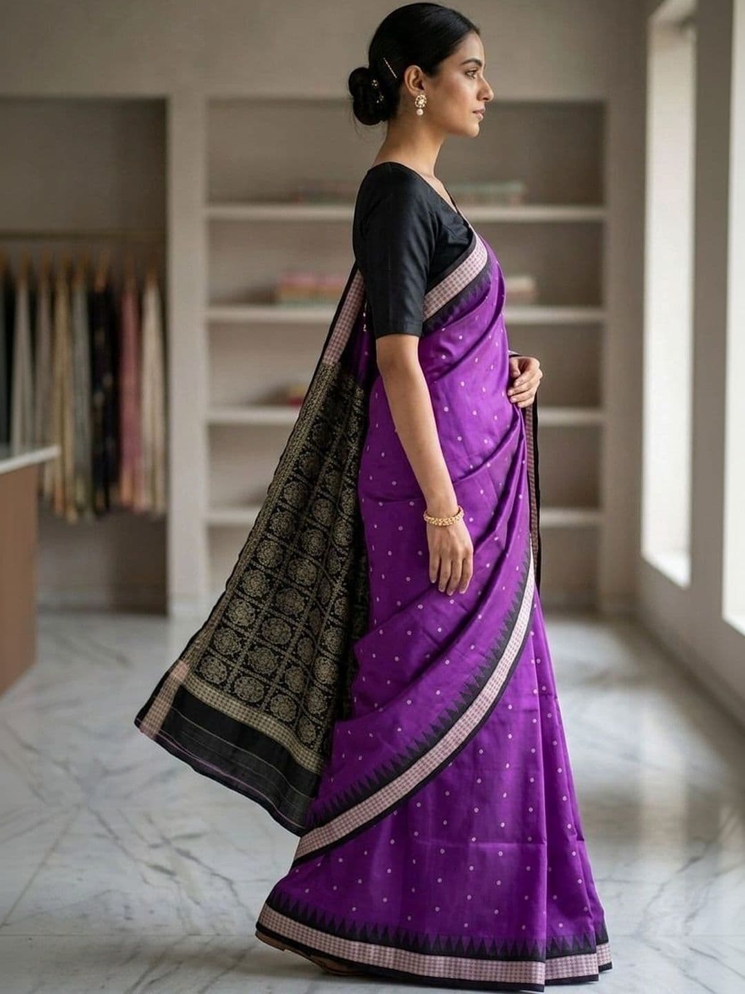 Urban Silk Saree Woven Design Zari Art Silk Sambalpuri Sarees thumbnail 4