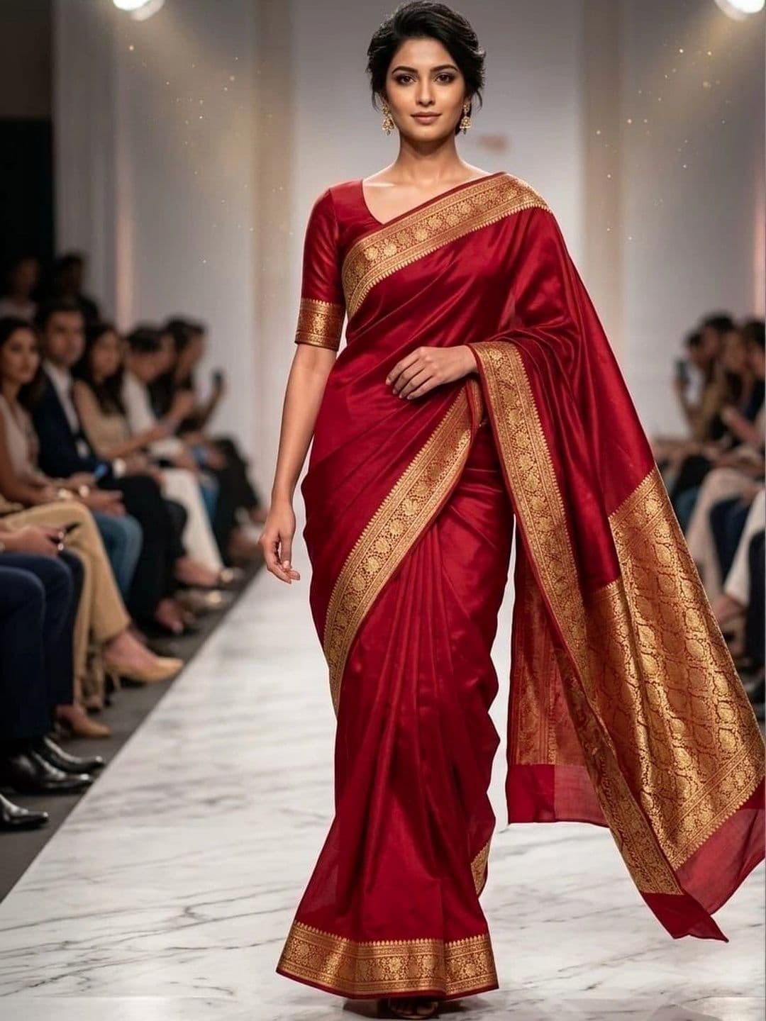 Urban Silk Saree Zari Art Silk Banarasi Sarees thumbnail 4