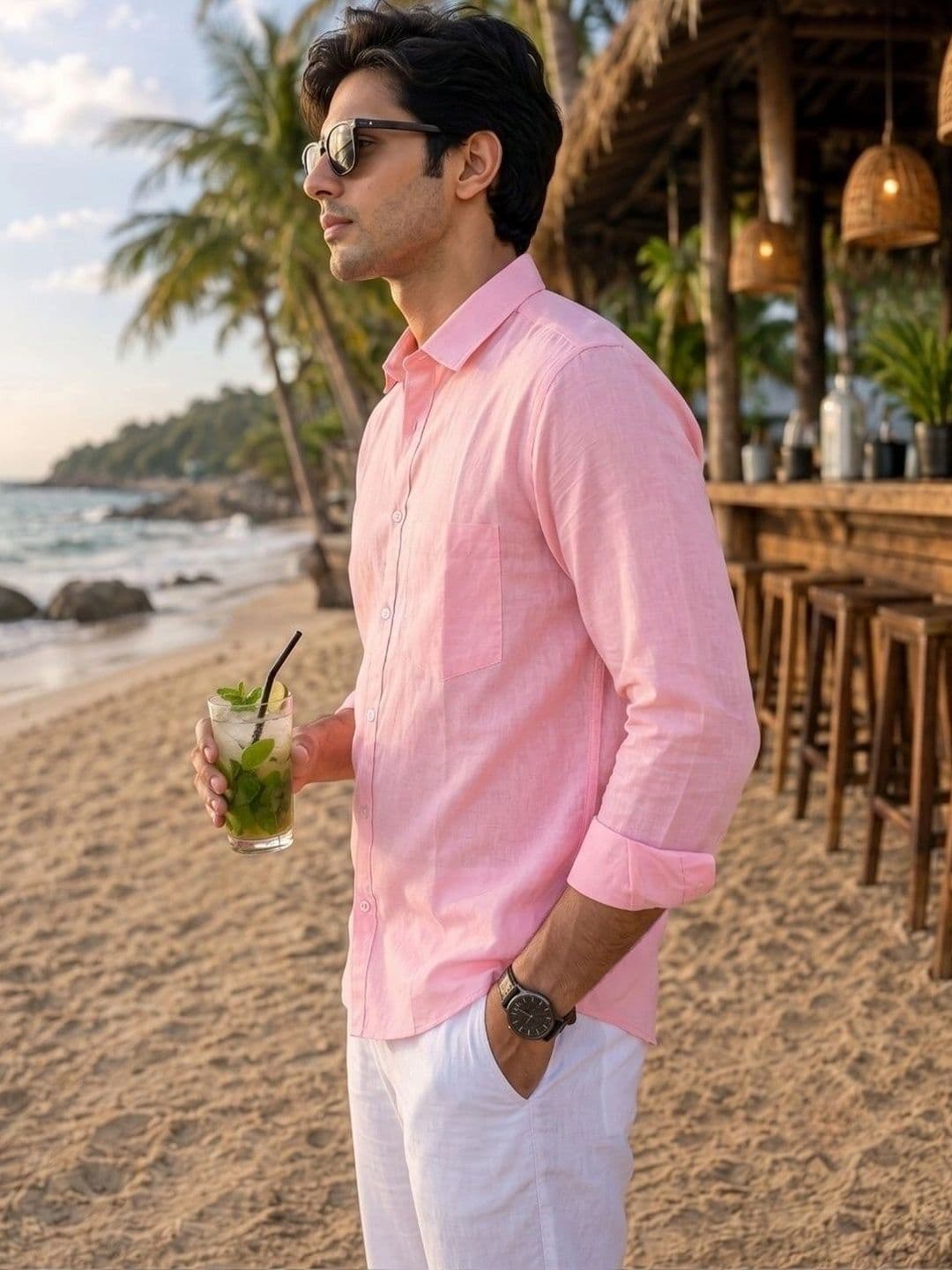 KLYZEE Men Classic Casual Shirt thumbnail 2