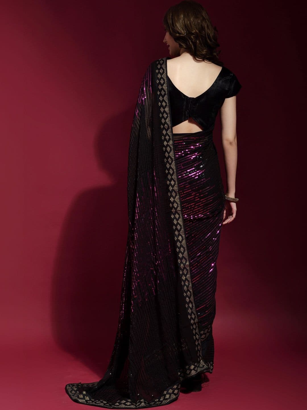 KALINI Pure Georgette Saree thumbnail 2