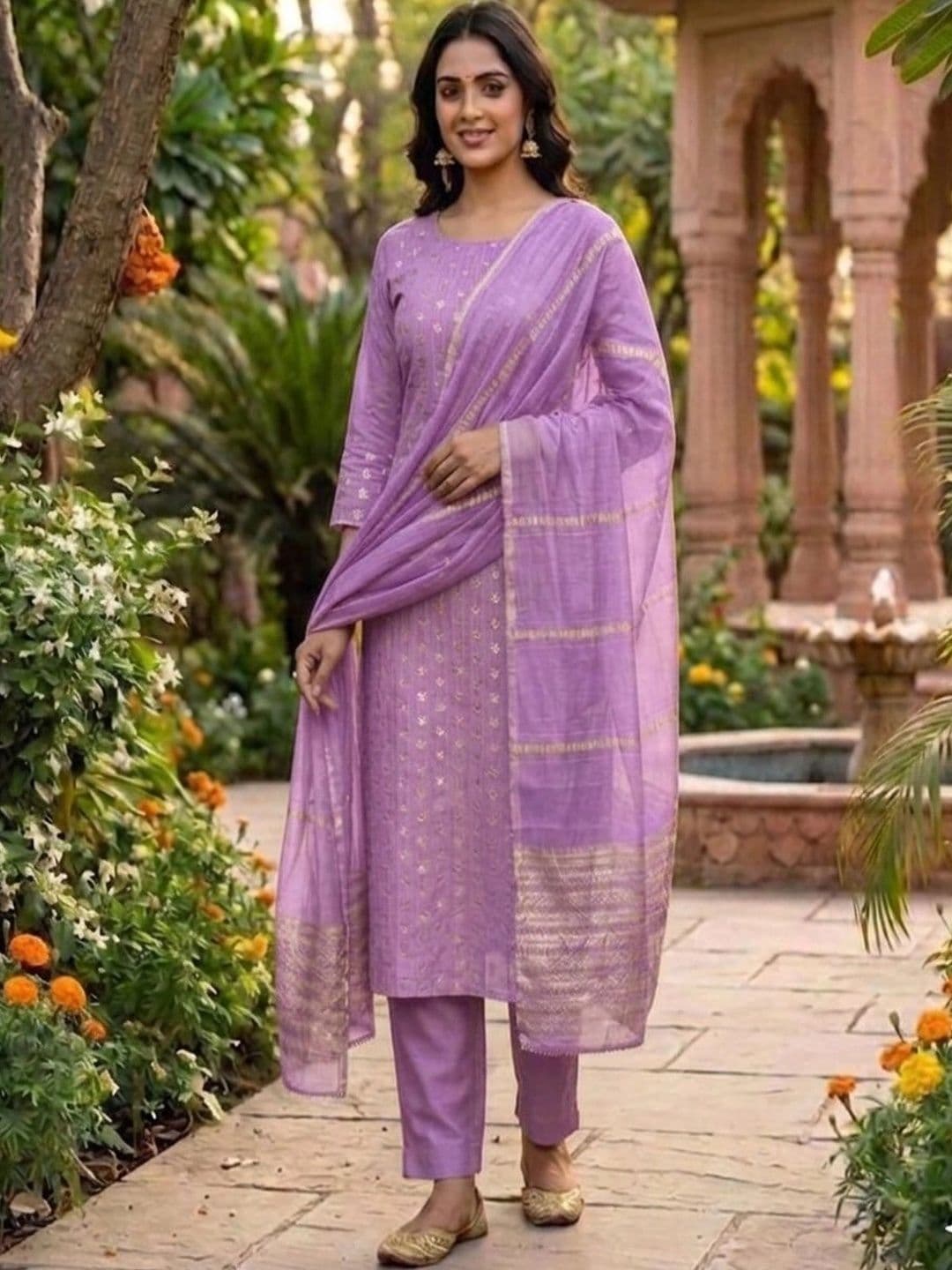 F 13 STUDIO Unstitched Dress Material - view 1
