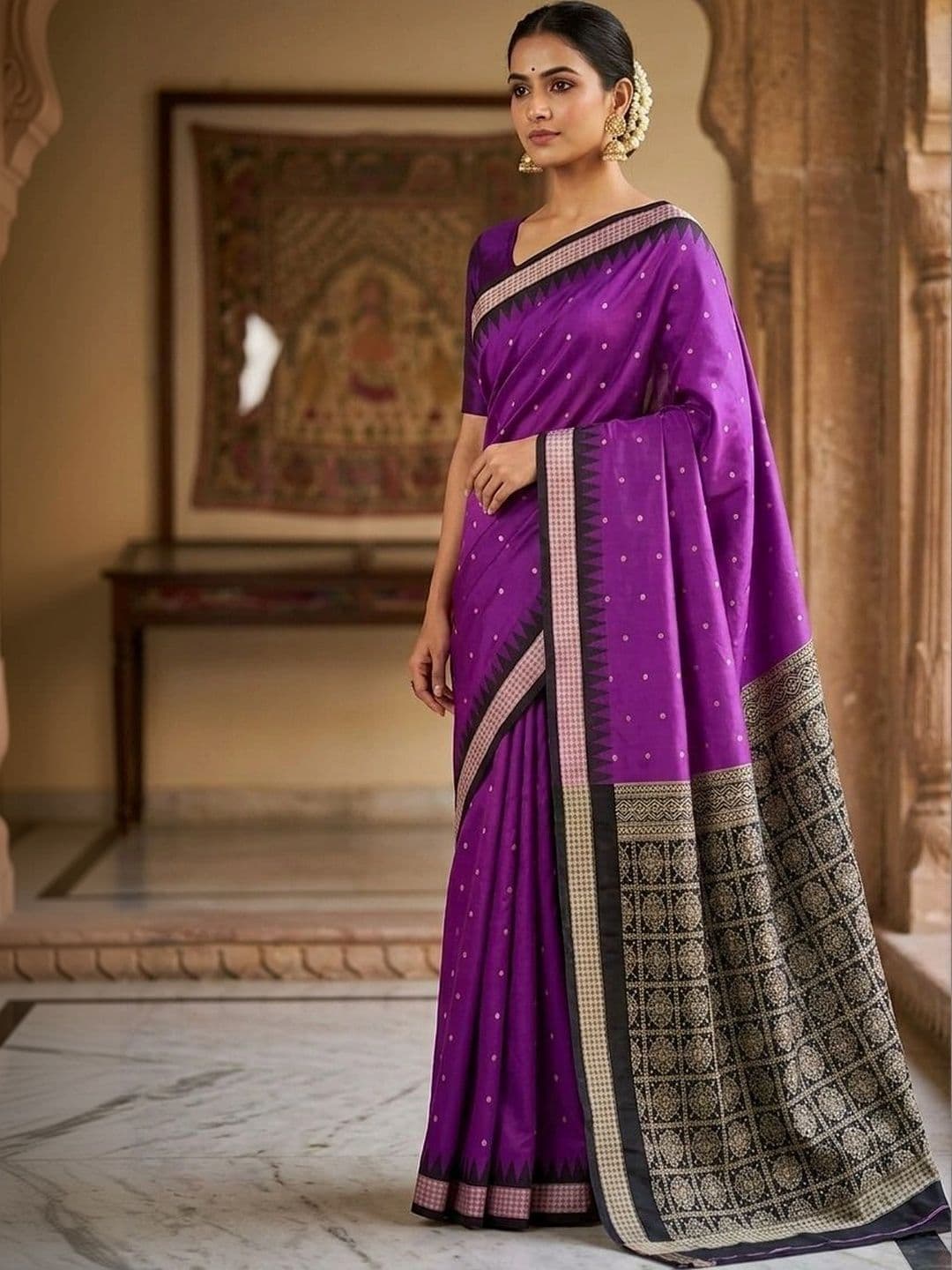 Urban Silk Saree Woven Design Zari Art Silk Sambalpuri Sarees thumbnail 2