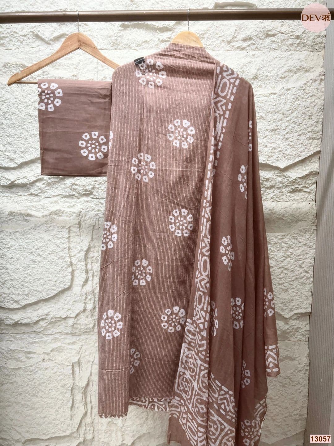 DEVRI Printed Pure Cotton Unstitched Dress Material thumbnail 5