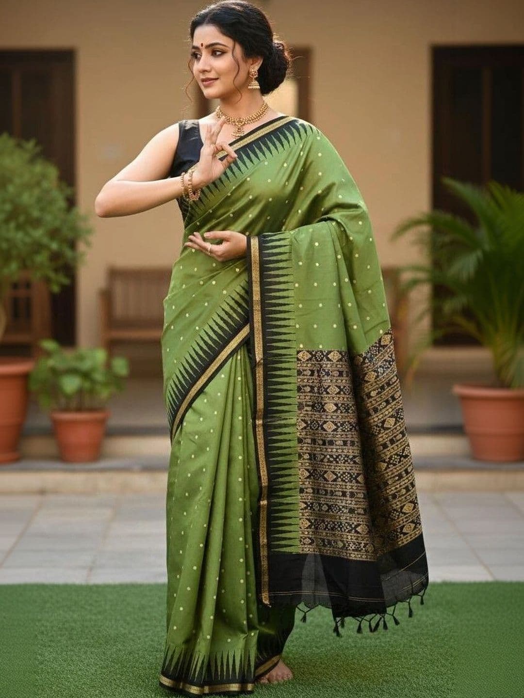 Urban Silk Saree Woven Design Zari Art Silk Sambalpuri Sarees - view 1