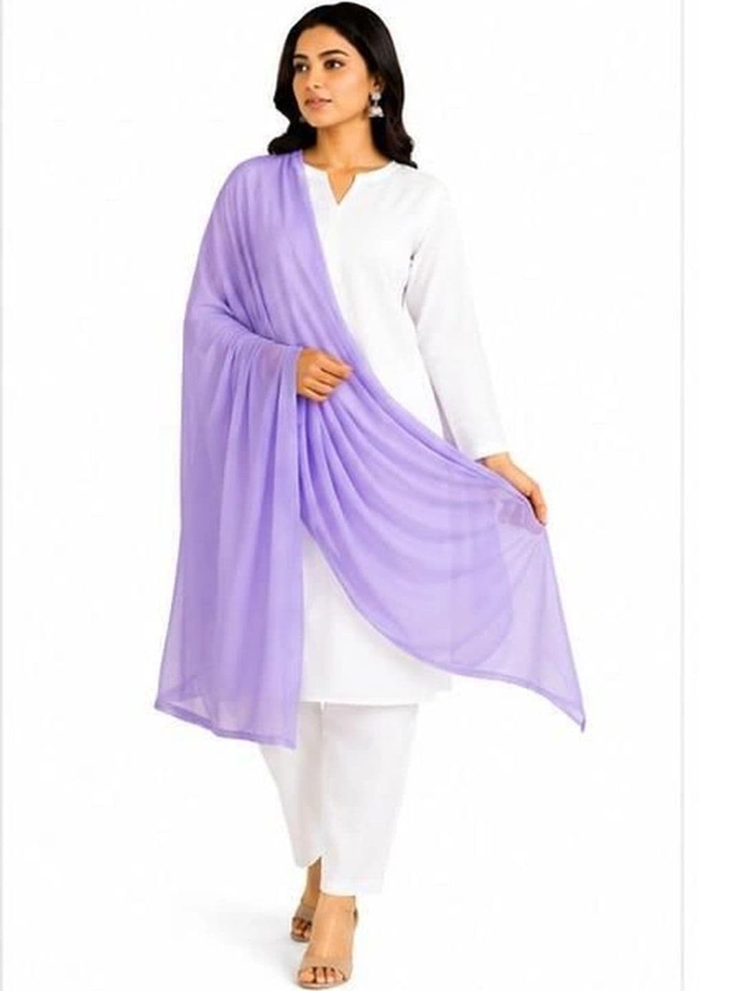 Shaneka Women Chiffon Dupatta thumbnail 4