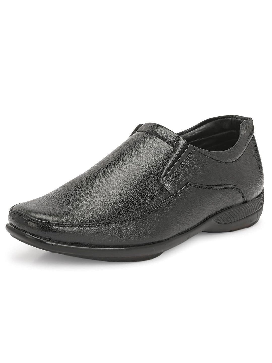 INVICTUS Men Textured Synthetic Leather Formal Slip-Ons thumbnail 6