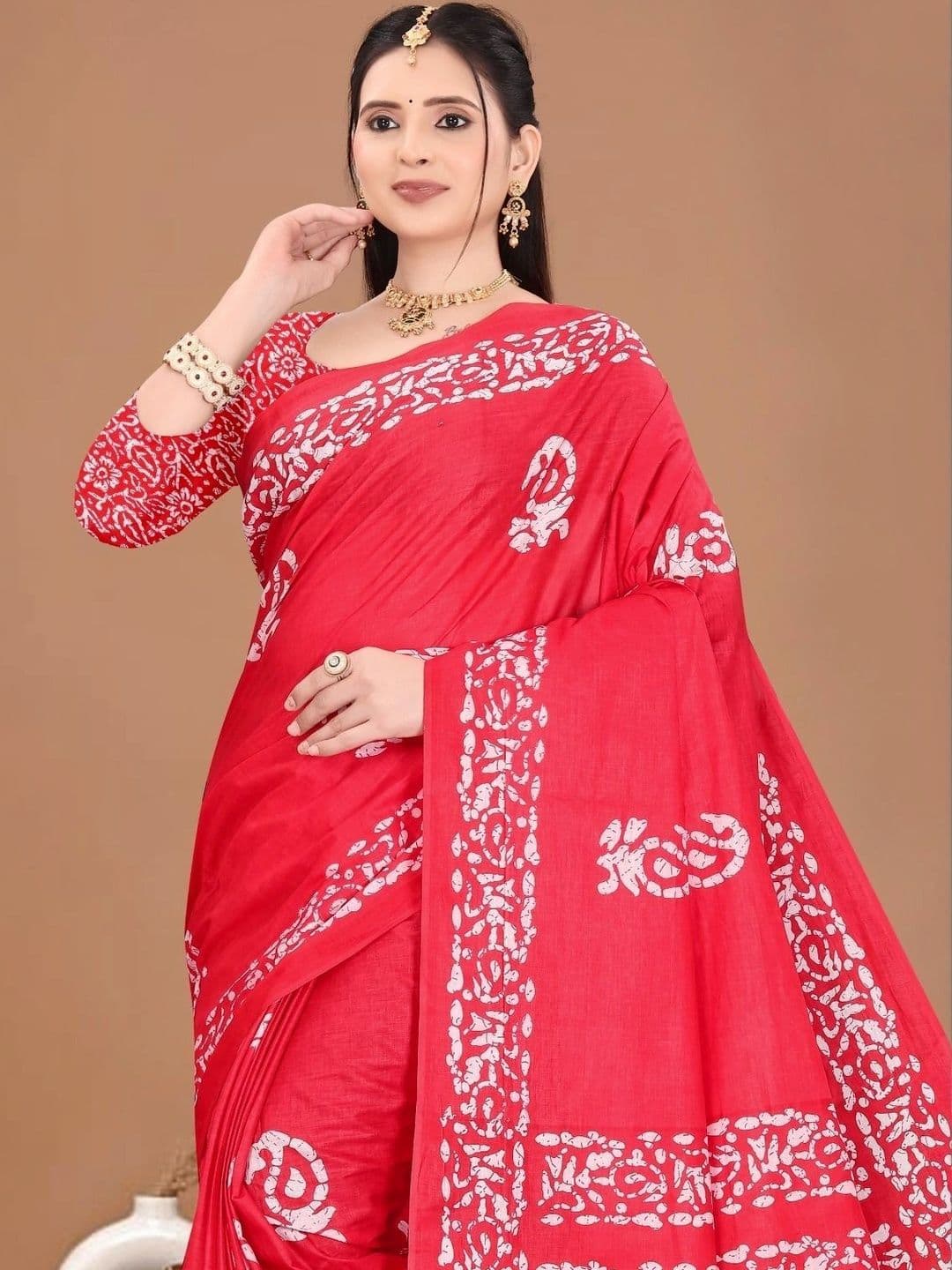 Moda Rapido Pure Cotton Saree thumbnail 2