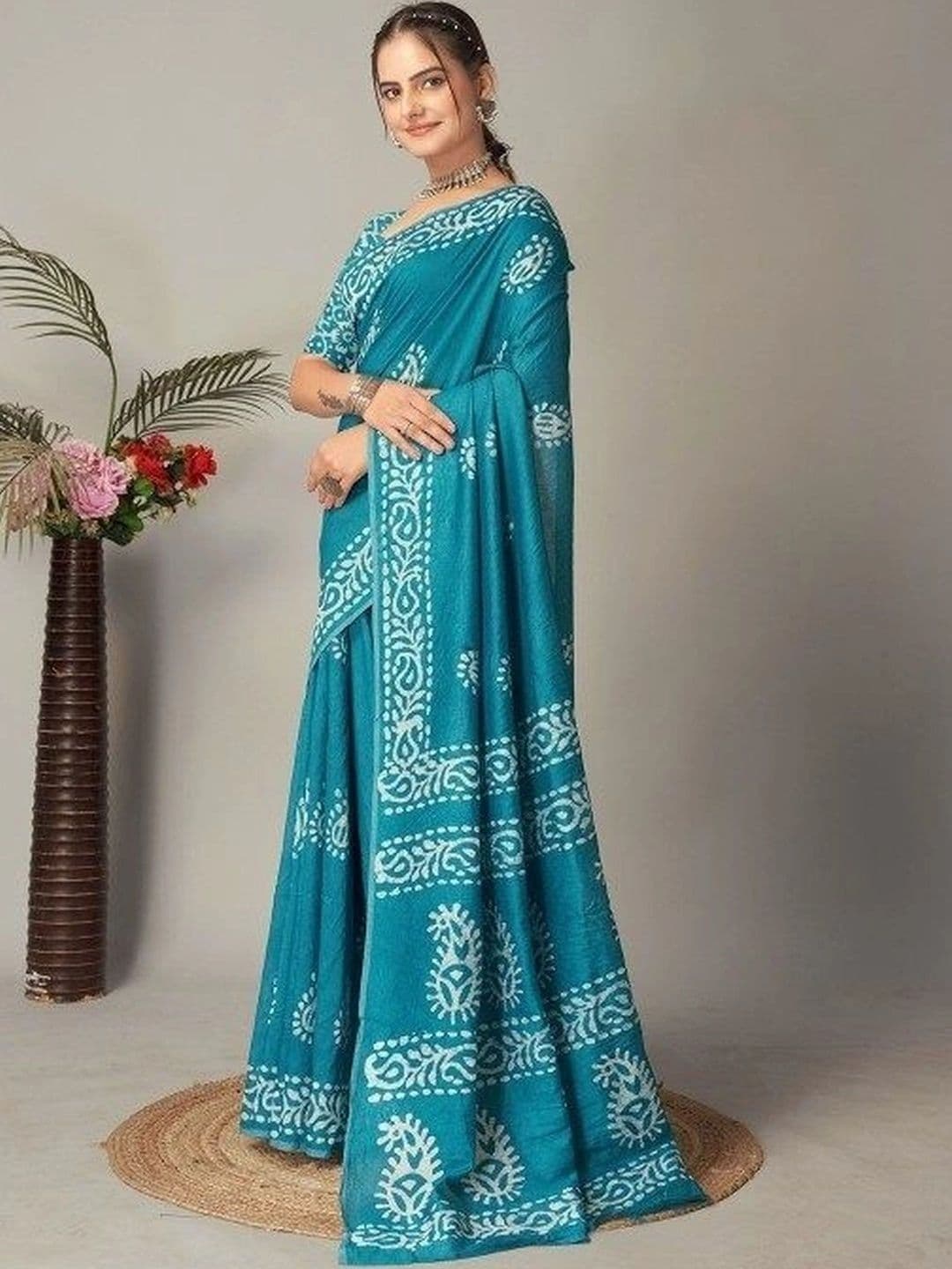 Moda Rapido Pure Cotton Saree thumbnail 3