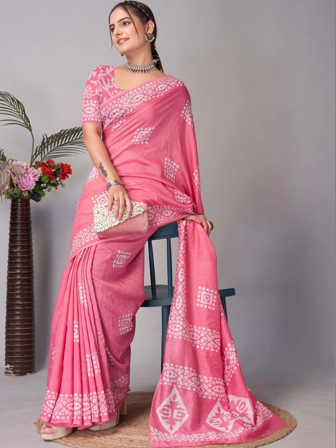 Moda Rapido Pure Cotton Saree thumbnail 4