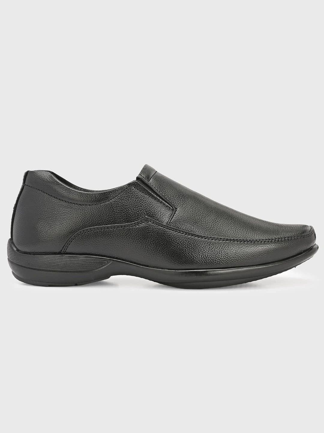 INVICTUS Men Textured Synthetic Leather Formal Slip-Ons thumbnail 2