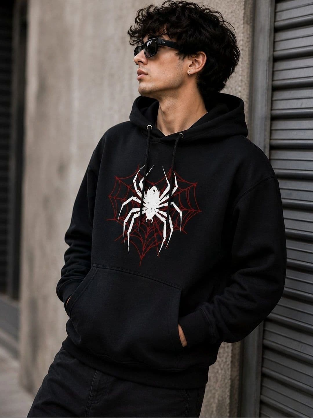 BRIEF CHICKADE Men Printed Hooded Sweatshirt thumbnail 3