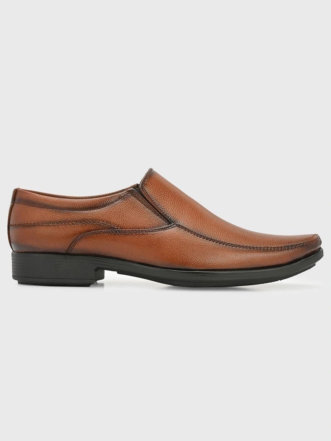 INVICTUS Men Textured Synthetic Leather Formal Slip-Ons thumbnail 7